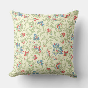 Elegantes William-Morris-Renaissance-Blumenmuster Kissen