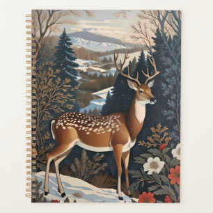 Elegantes Winter Deer Nature Design Planer