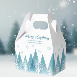 Elegantes Winter Trees Jährliches Weihnachtsfest P Geschenkschachtel