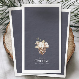 Elegantes Wintergasthandtuch Serviette