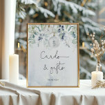 Elegantes Winterkarten- und Geschenkplakat Poster<br><div class="desc">Elegante Winterkarten und Geschenke Poster Matching Artikel zur Verfügung.</div>
