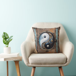 Elegantes Yin-Yang-Zeichen Kissen