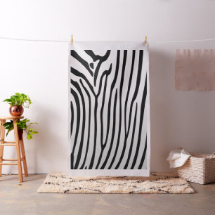 Elegantes Zebra-Druck-Gewebe Stoff