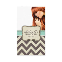 Elegantes Zickzack modernes Brown, Grün und Beige