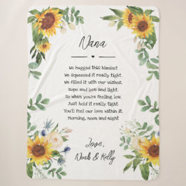 Elegantes Zitat Geschenk von Grandkids bis Nana Om Sherpadecke