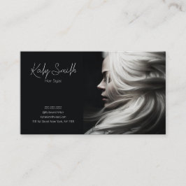 ElegantHair Stylist Business Card Visitenkarte