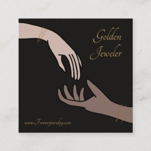 Eleganto Forever Permanente Juwelierpflege Quadratische Visitenkarte