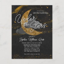 Eleganto Under the Stars Gold Moon Glam Quinceaner