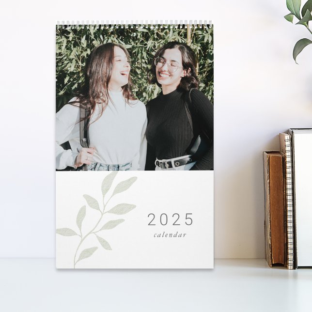 Elegantsage Foliage Custom Foto Calendar Kalender (Von Creator hochgeladen)