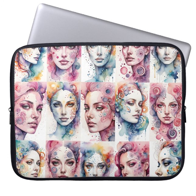 Eleganz 2 Laptop Case (Vorderseite)