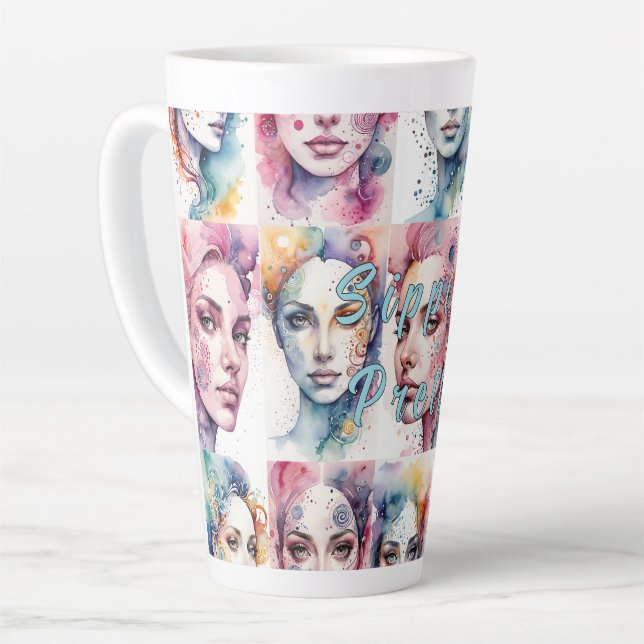 Eleganz 2 Latte Mug (Angle gauche)