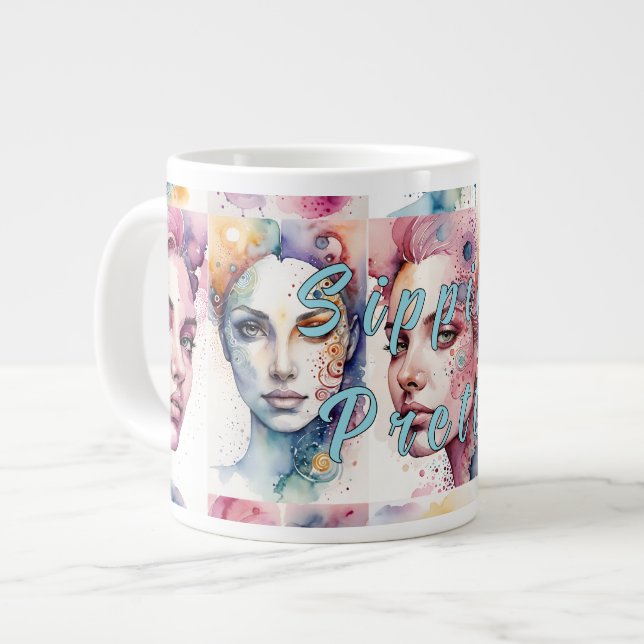 Eleganz 2 Spezielle Tasse (Vorderseite Links)