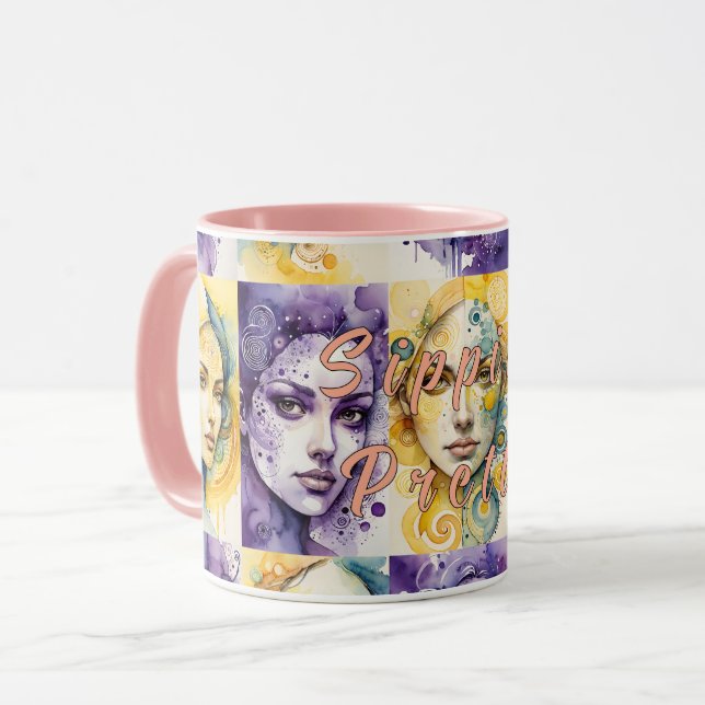 Eleganz 3 Combo-Tasse Tasse (Vorderseite Links)