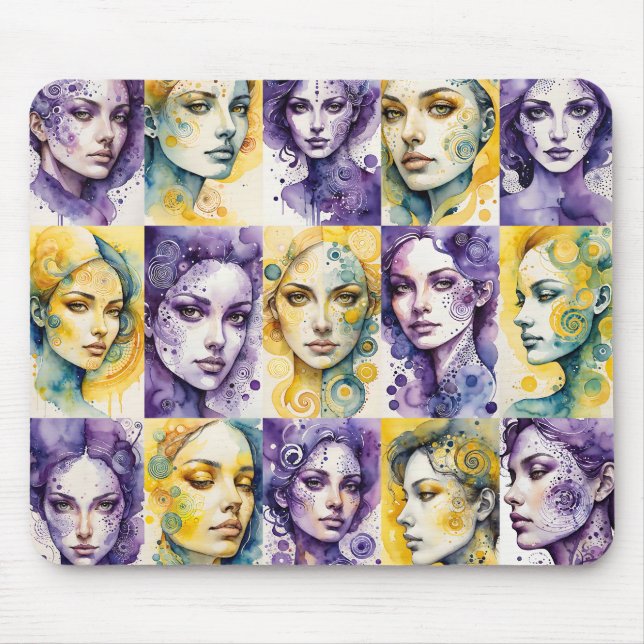 Eleganz 3 Mouse Pad Mousepad (Vorne)