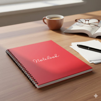 Eleganz auf jeder Seite: Markenbezeichnung 8.5" x Notizbuch