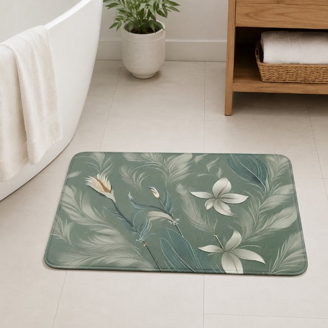 Eleganz des Efeus Badematte (Ivy Elegance Bath Mat
)