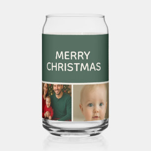 Eleganz Familienbilder Collage Weihnachten Dosenglas