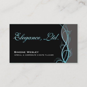 Eleganz-Gala-Ereignis-Planer-Koordinator Visitenkarte