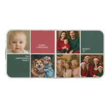 Eleganz große Familie Fotocollage Weihnachten
