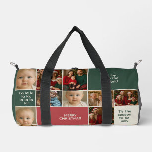 Eleganz große viele Bilder Collage Weihnachten neu Duffle Bag