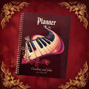 Eleganz in Bewegung, das gebogene Klavier. Planer