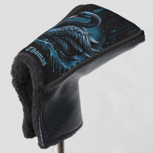 Eleganz in Bewegung, der schwarze Schwan, Golf Headcover