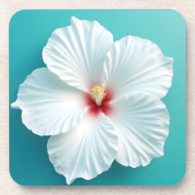 Eleganz in Bloom: Weißer Hibiskus Harmonie