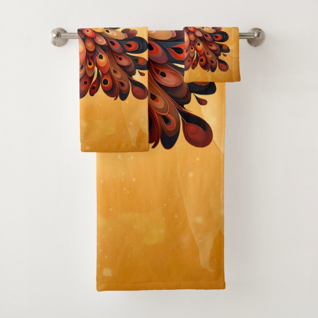 Eleganz in Federn Badhandtuch Set (Insitu)