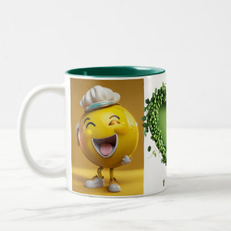 Eleganz in jedem Schnitt: Atemberaubende Design-Ka Zweifarbige Tasse