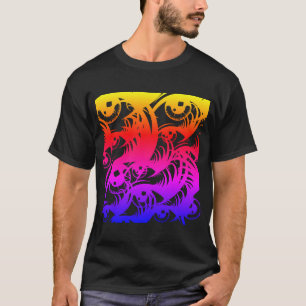 "Eleganz mit Allsehenden Augen: Ein auffälliges Fa T-Shirt