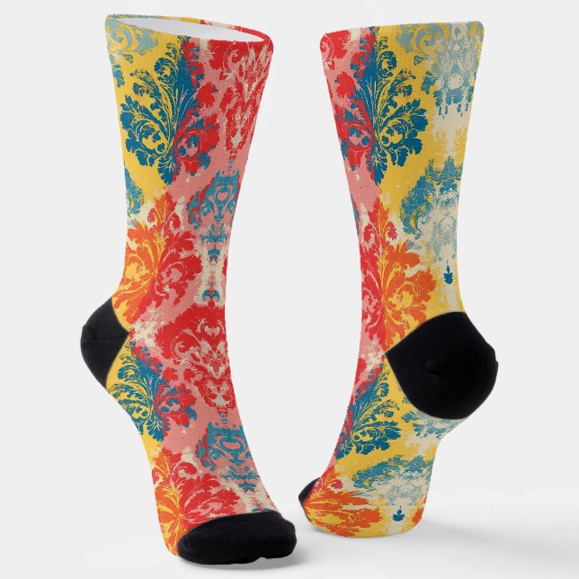 Eleganz mit Patina Socken (Gewinkelt)