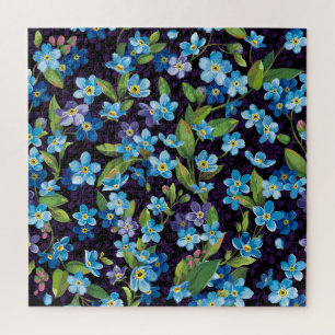 Eleganz Vergissmeinnicht Blumenmuster