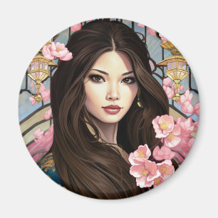 Eleganzblüten Magnet