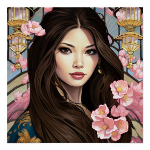 Eleganzblüten Poster