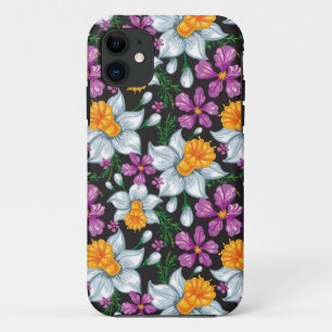 Eleganzmuster mit Narzissen-Blumen 2 Case-Mate iPhone Hülle