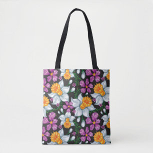 Eleganzmuster mit Narzissen-Blumen 2 Tasche