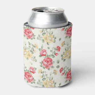 Eleganztapetenmuster der rosa Rosen Dosenkühler