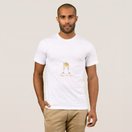 Elegat Champagne Toast - happy New Year Design T-Shirt