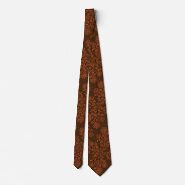 Elegent Brown-Krawatte Krawatte (Rückseite)