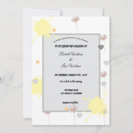 Elegent modren dazie flower einladung