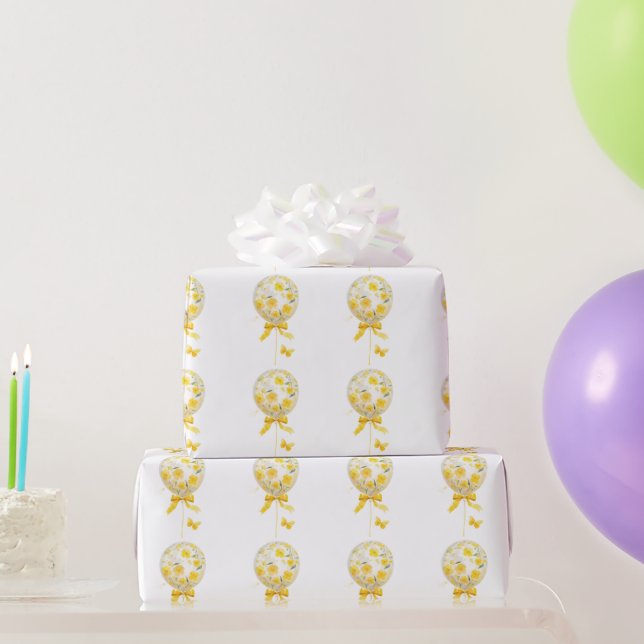Elegent modren dazie flower geschenkpapier (Partygeschenke)