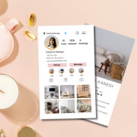 Elegent Social Media Instagram Innenarchitekt