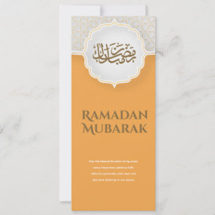 Elegente Eid Mubarak-Karte  Einladung