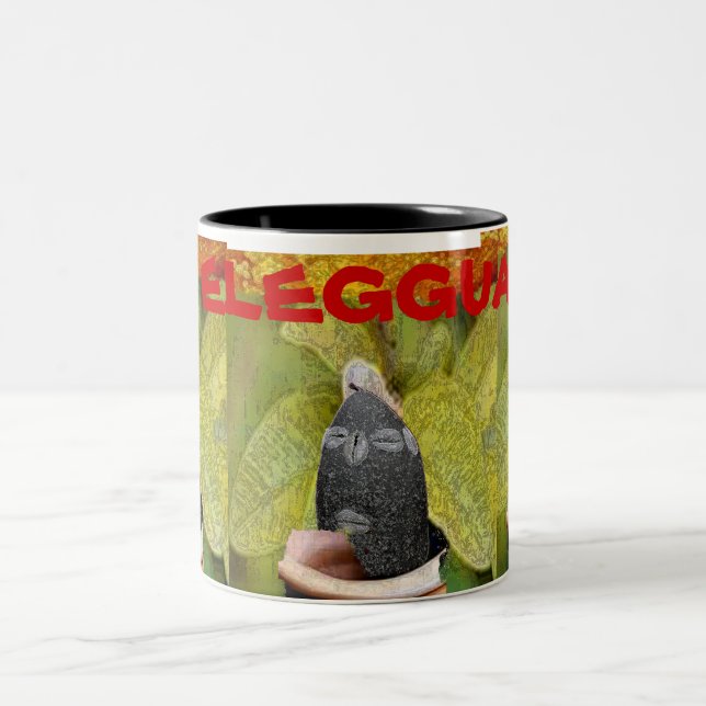 ELEGGUA ZWEIFARBIGE TASSE (Mittel)