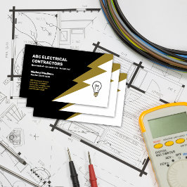 Elektriker | Betriebskarte des elektrischen Untern Visitenkarte