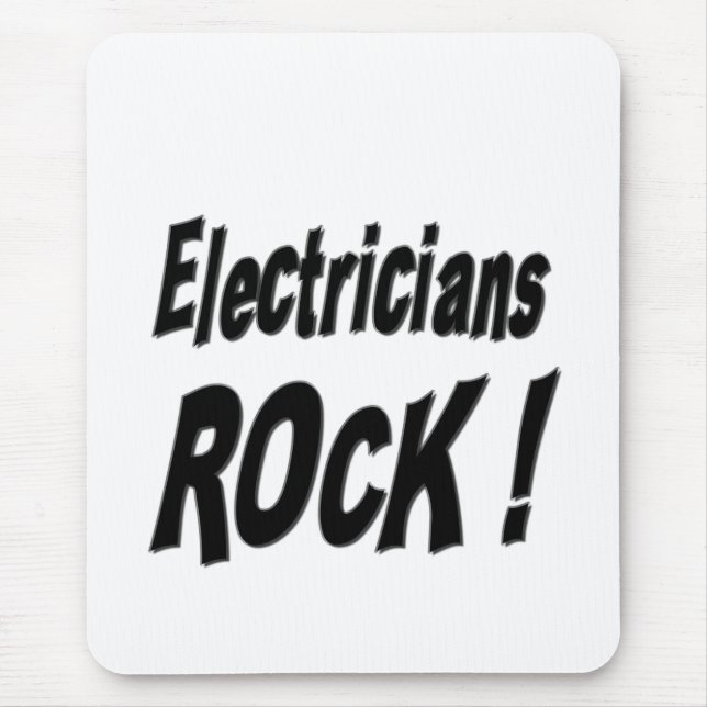 Elektriker-Felsen! Mousepad (Vorne)