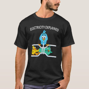 Elektriker für Männer Frauen Stromingenieur Nerd T-Shirt