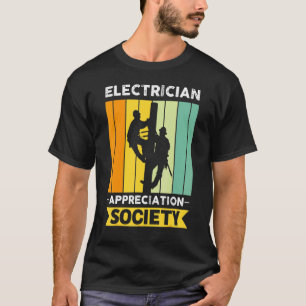Elektriker-Kollegen- und Mitarbeiter-Gesellschaft T-Shirt