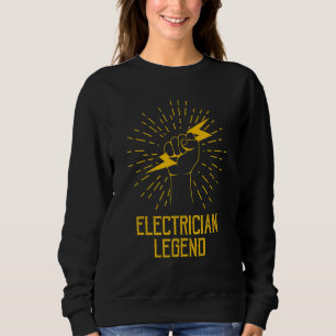 Elektriker-Legende Handwerker-Spannungsschaltkreis Sweatshirt