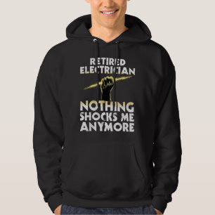 Elektriker-Ruhestands-Kunst für Männer Frauen Im R Hoodie